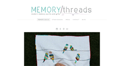 Desktop Screenshot of memorythreads.com