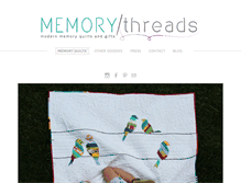 Tablet Screenshot of memorythreads.com